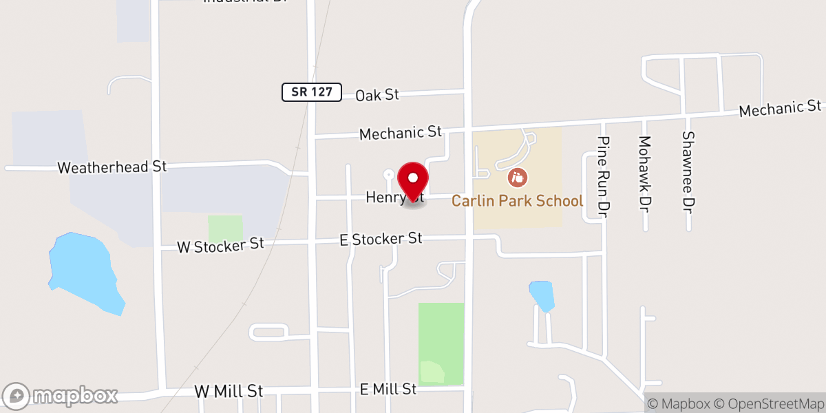 Map showing location of Calvary Temple Pentecostal Church