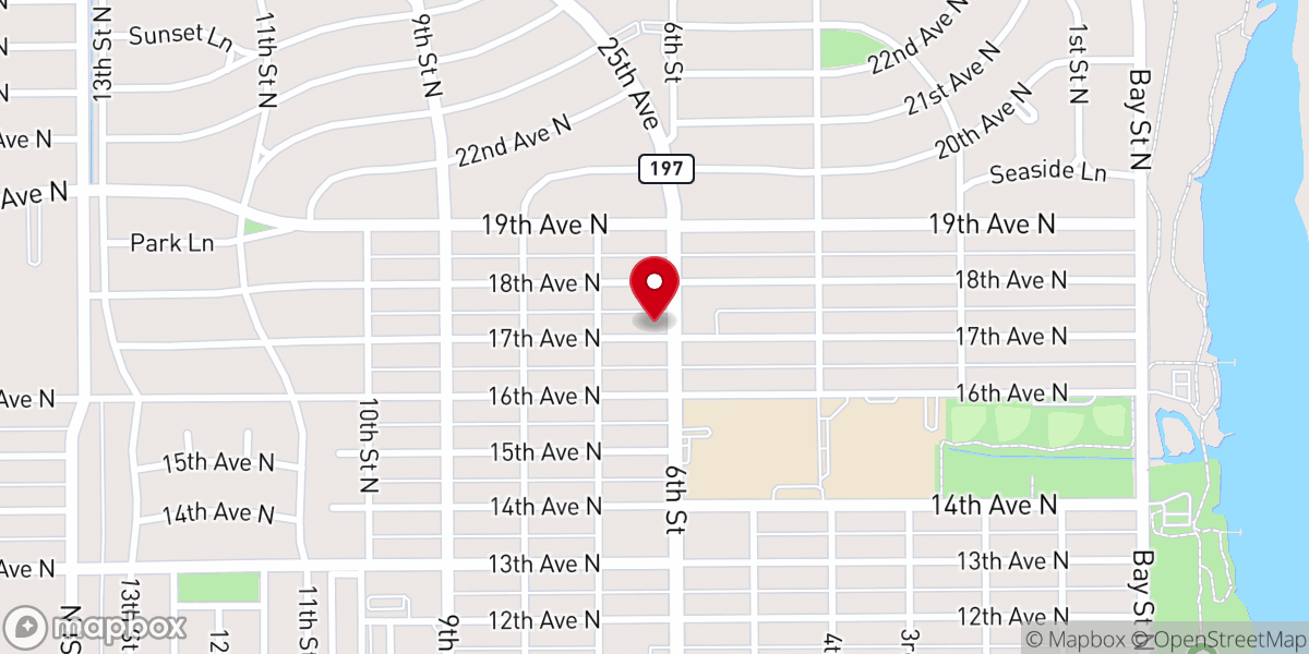 Map showing location of Come and See Friends Church