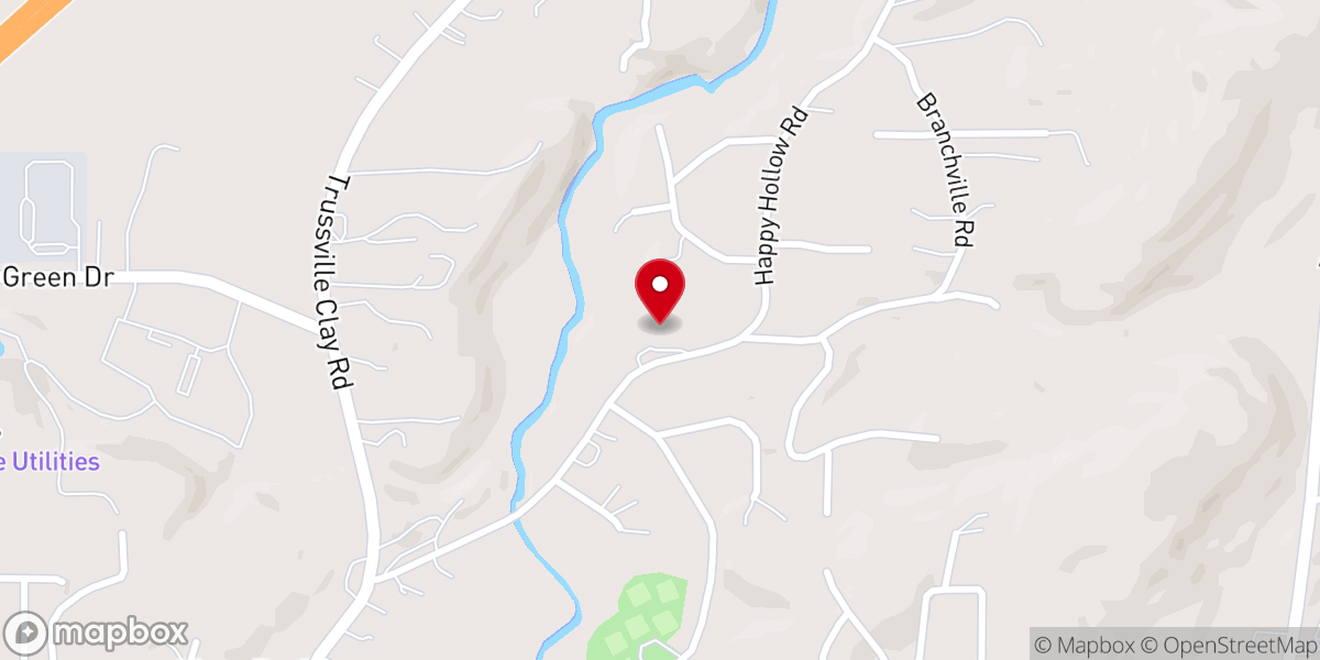 Map showing location of Riverview Church