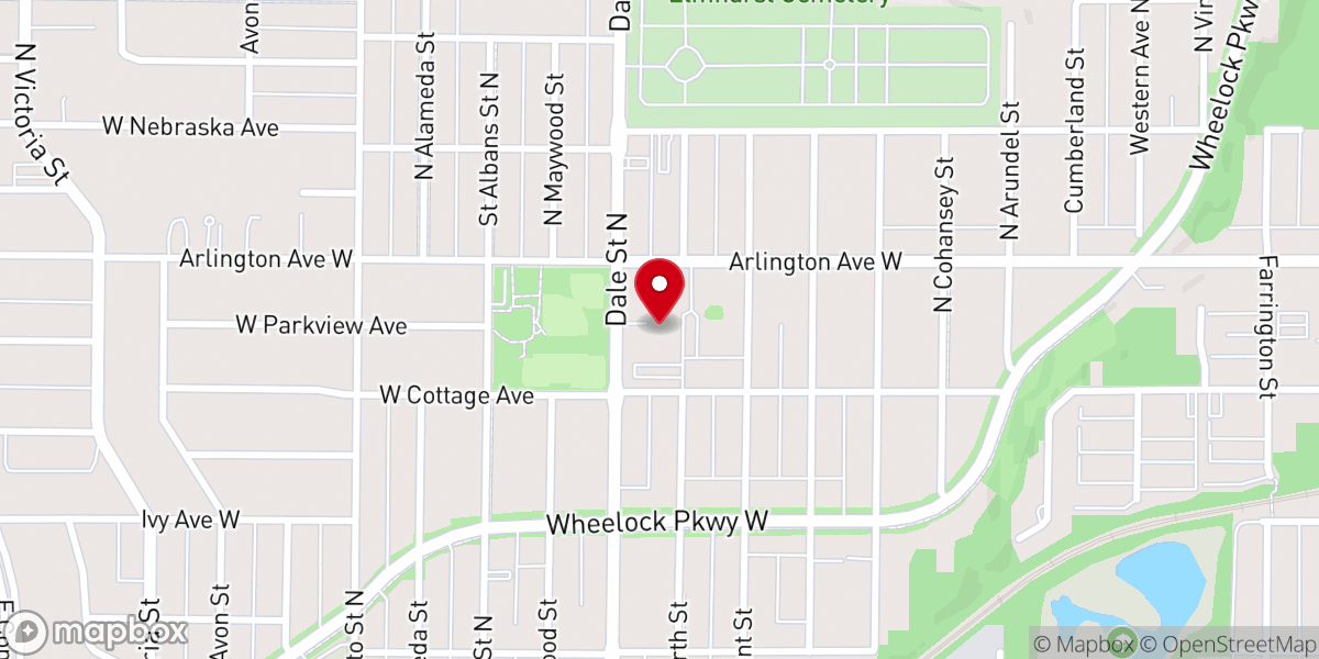 Map showing location of Maternity of Mary Church