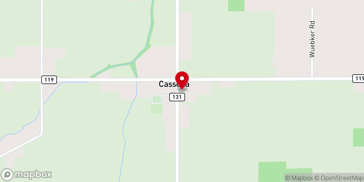 Map showing location of Nativity of the Blessed Virgin Mary Catholic Church