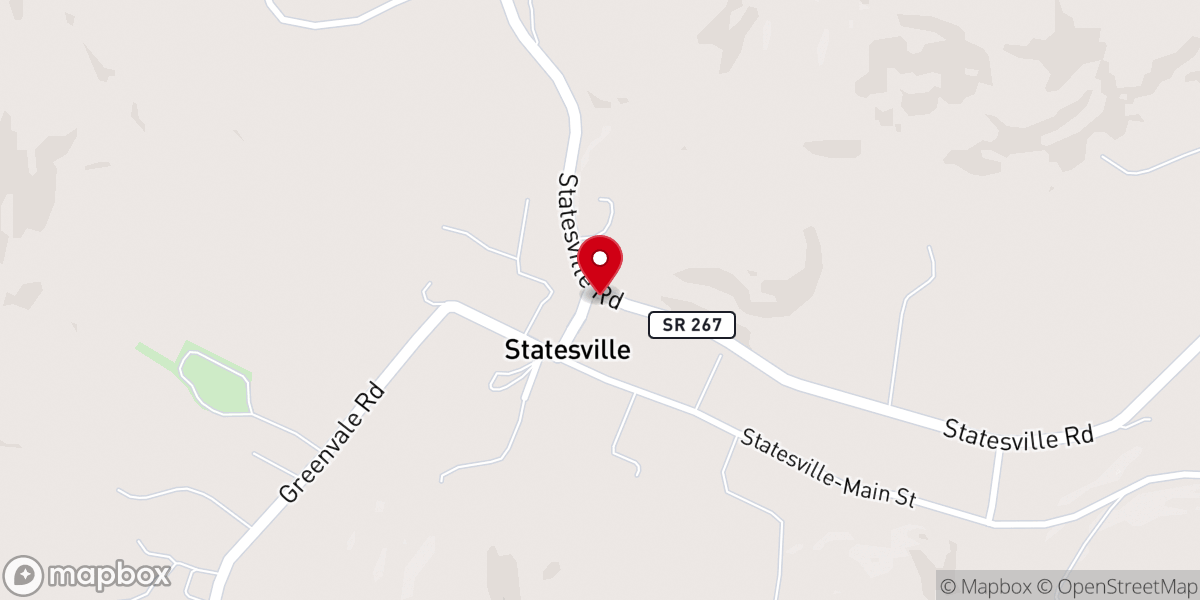 Map showing location of Smithfork Statesville Missionary Baptist Church