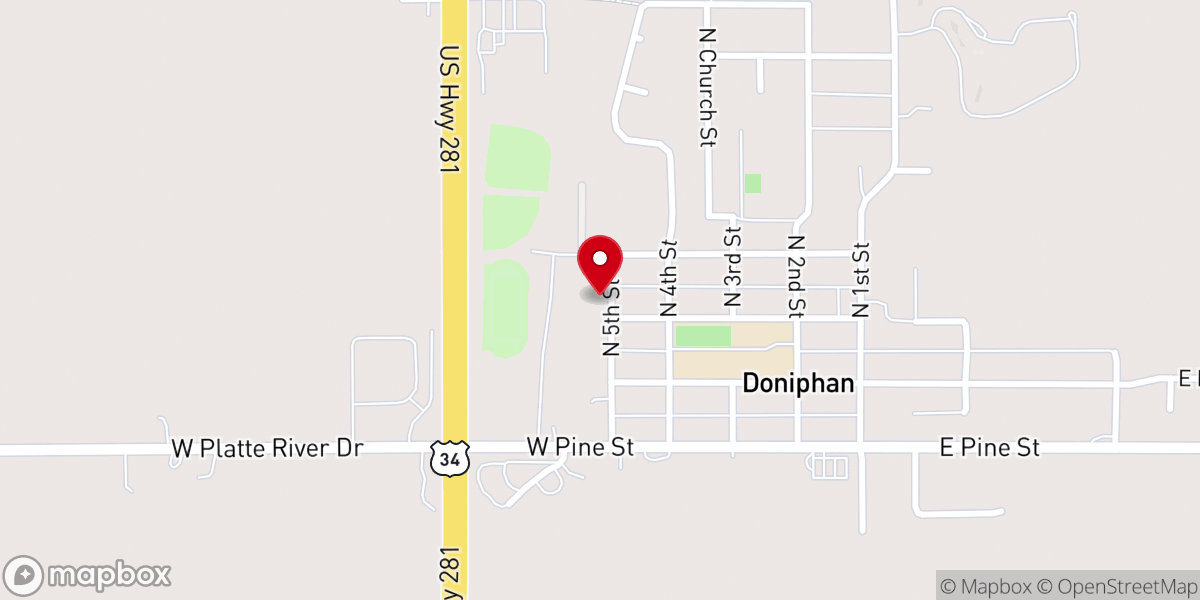 Map showing location of St Ann's Catholic Parish Hall