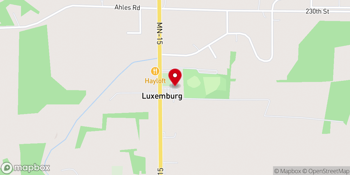 Map showing location of Saint Wendelin of Luxemburg Church