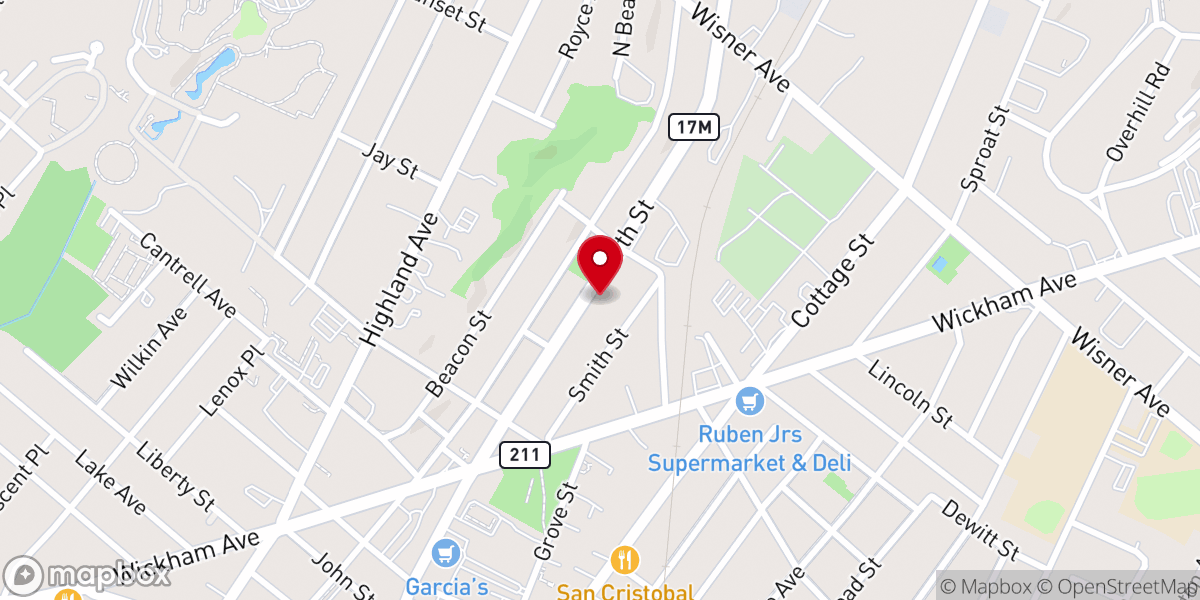 Map showing location of The light of The World Church