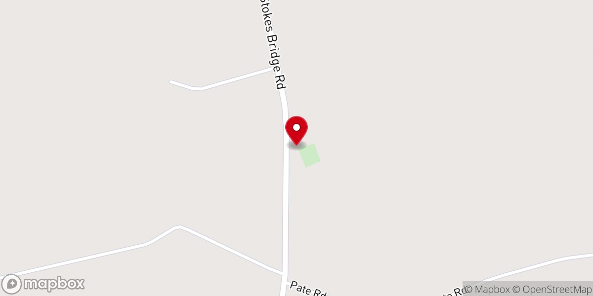 Map showing location of Savannah Church