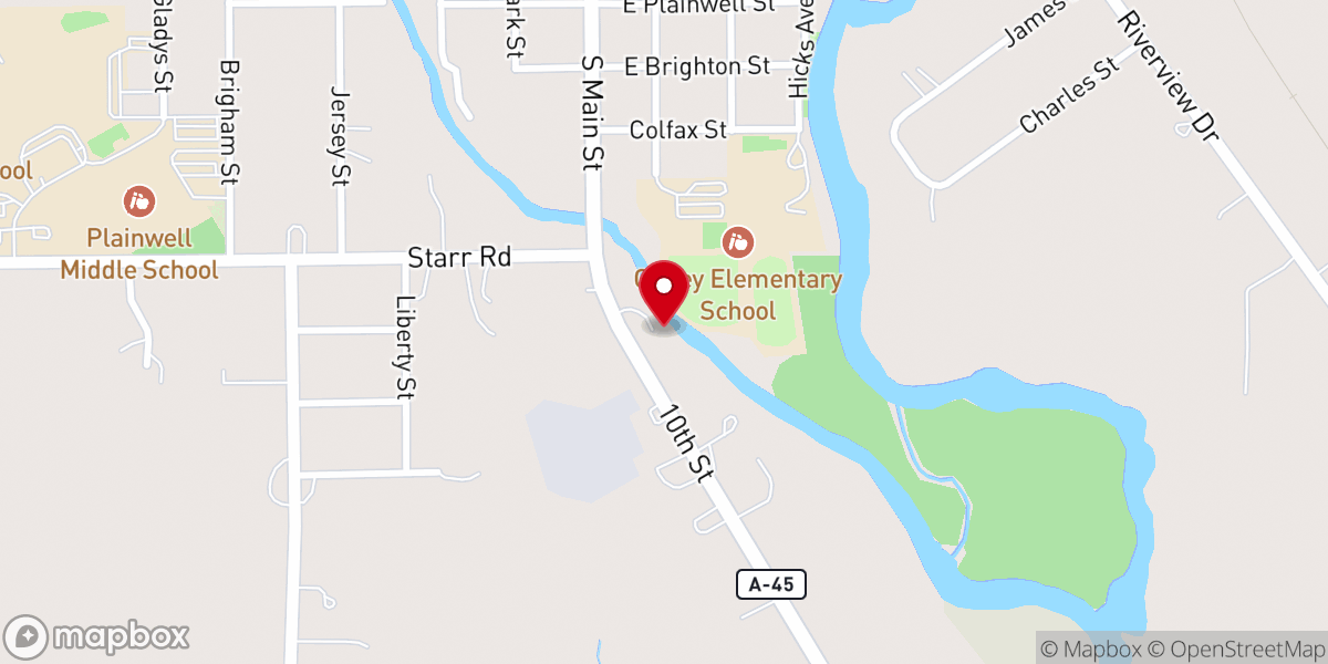 Map showing location of FaithWay Church