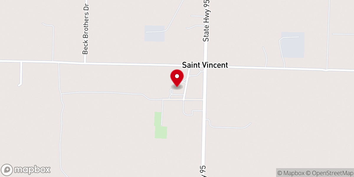 Map showing location of Saint Mary's Church