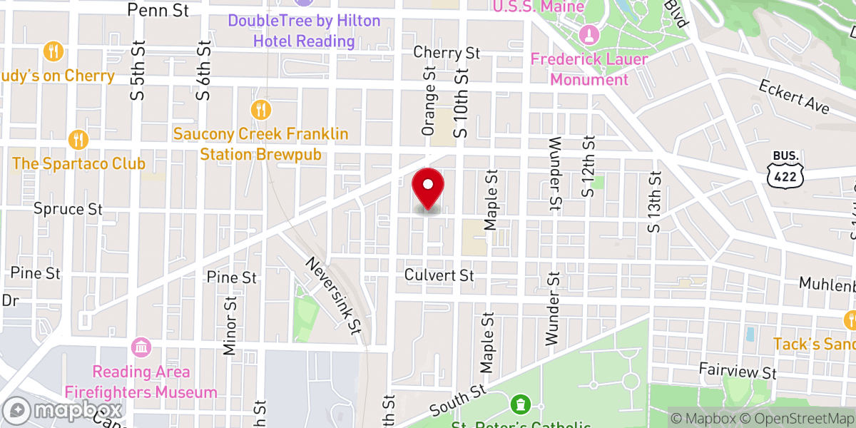 Map showing location of Zion Gate Ministry