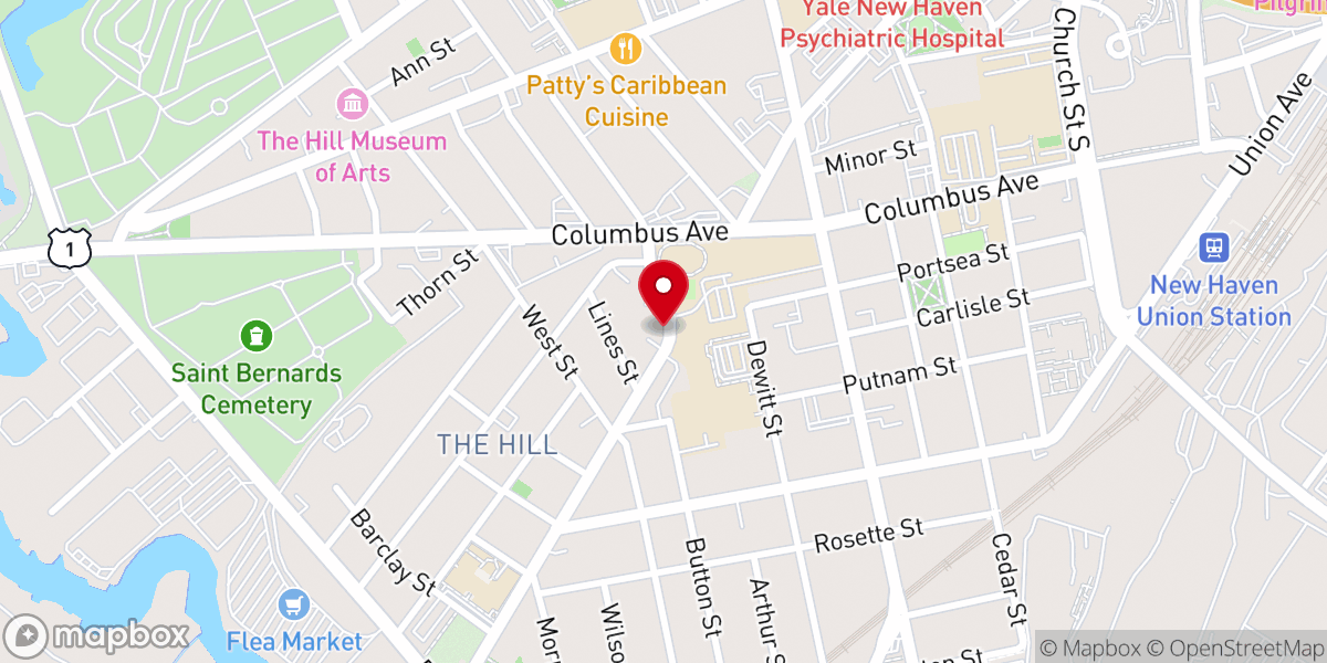 Map showing location of Jehova Es Mi Pastor Inc