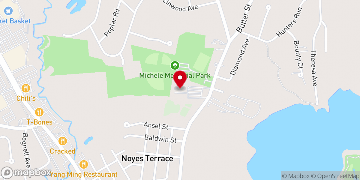 Map showing location of Saints Mary and Joseph Parish: Mary Queen of Peace Church