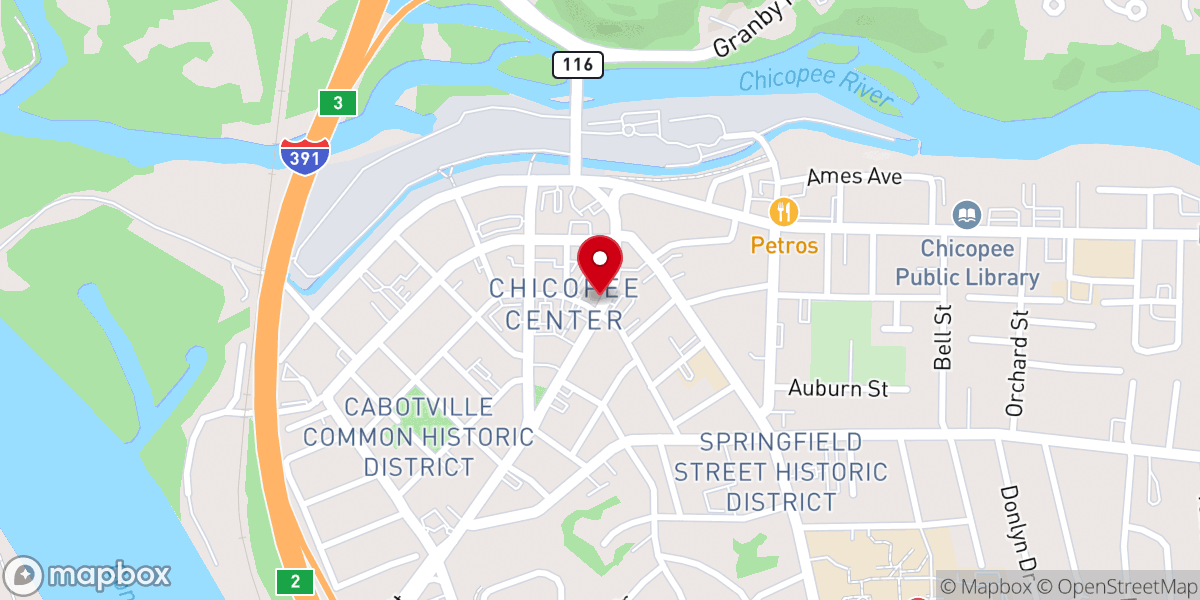 Map showing location of Victory Chapel
