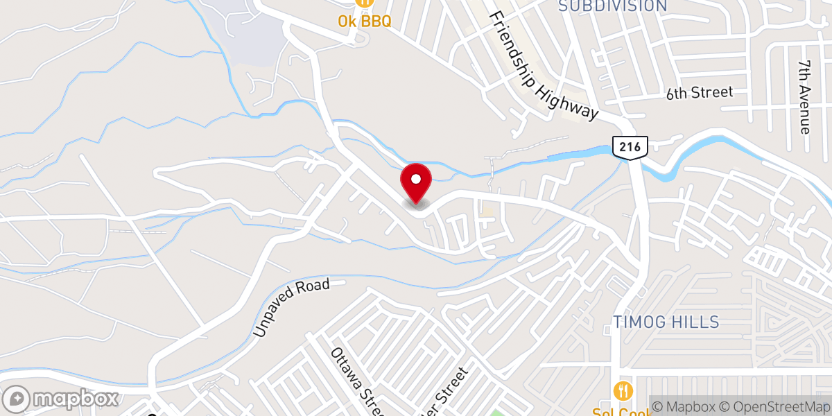 Map showing location of Life Builder Baptist Church