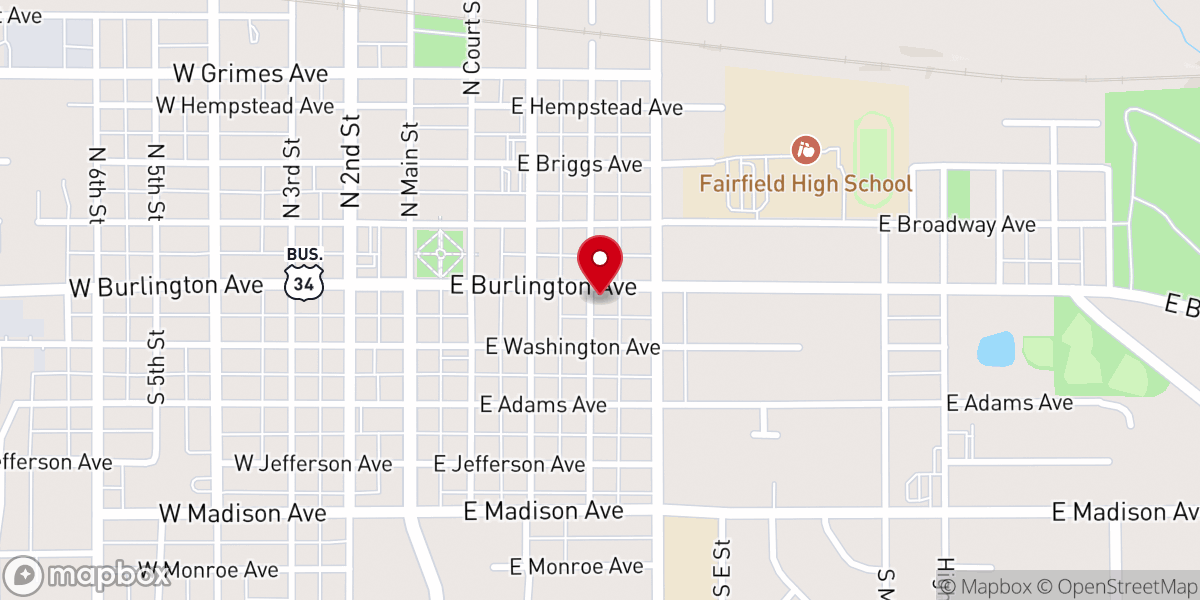 Map showing location of St. Gabriel and All Angels