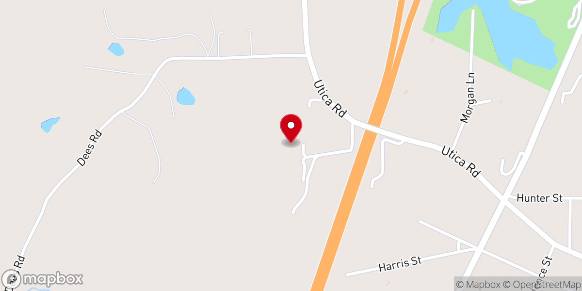 Map showing location of Service over Self Ministry of Crystal Springs Inc