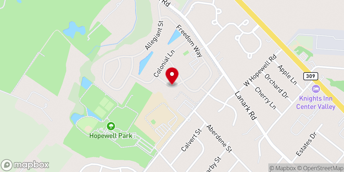 Map showing location of Wagner Family Foundation