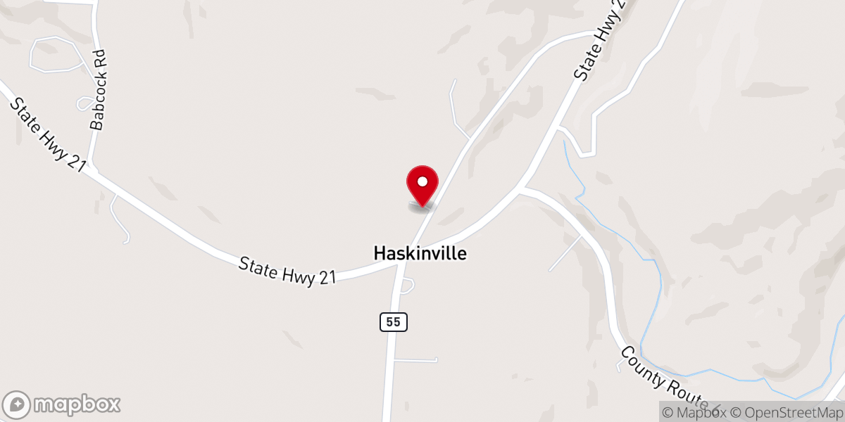 Map showing location of Wesleyan Church