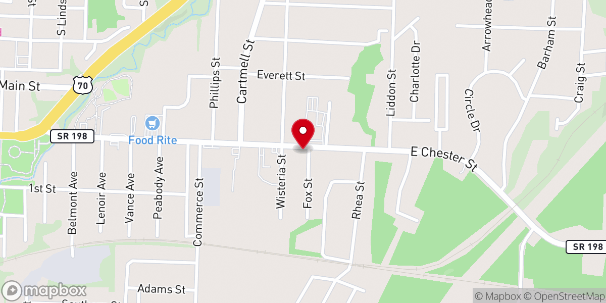 Map showing location of United Kingdom Church