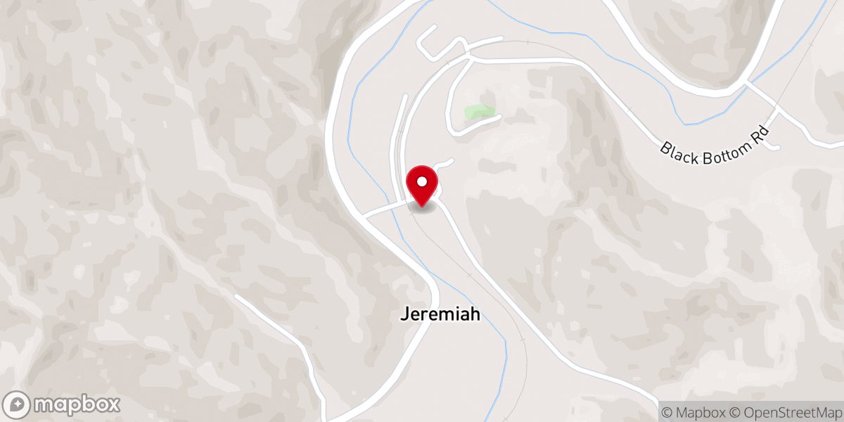 Map showing location of Letcher Independence Church