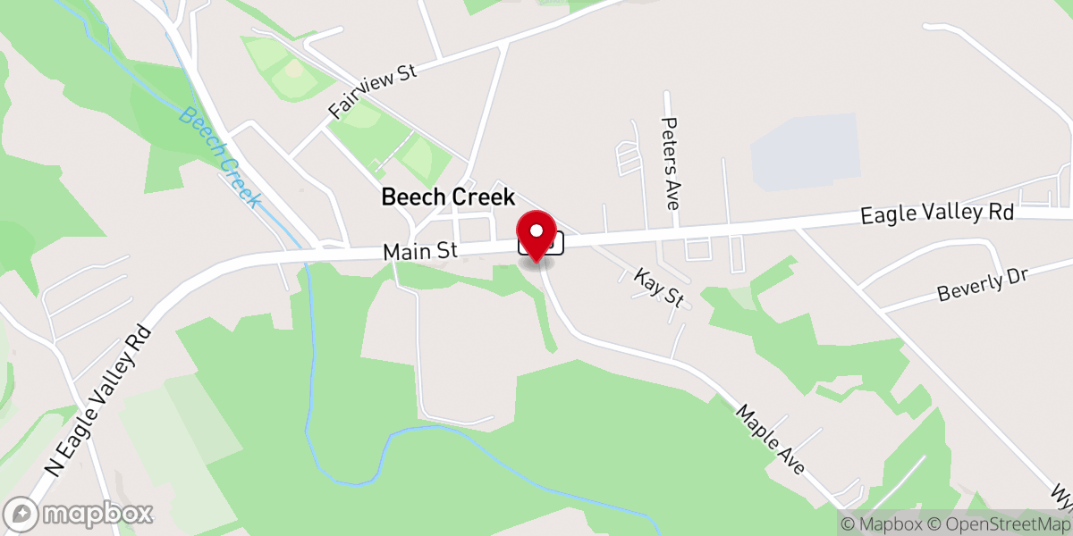 Map showing location of Wesleyan Parsonage