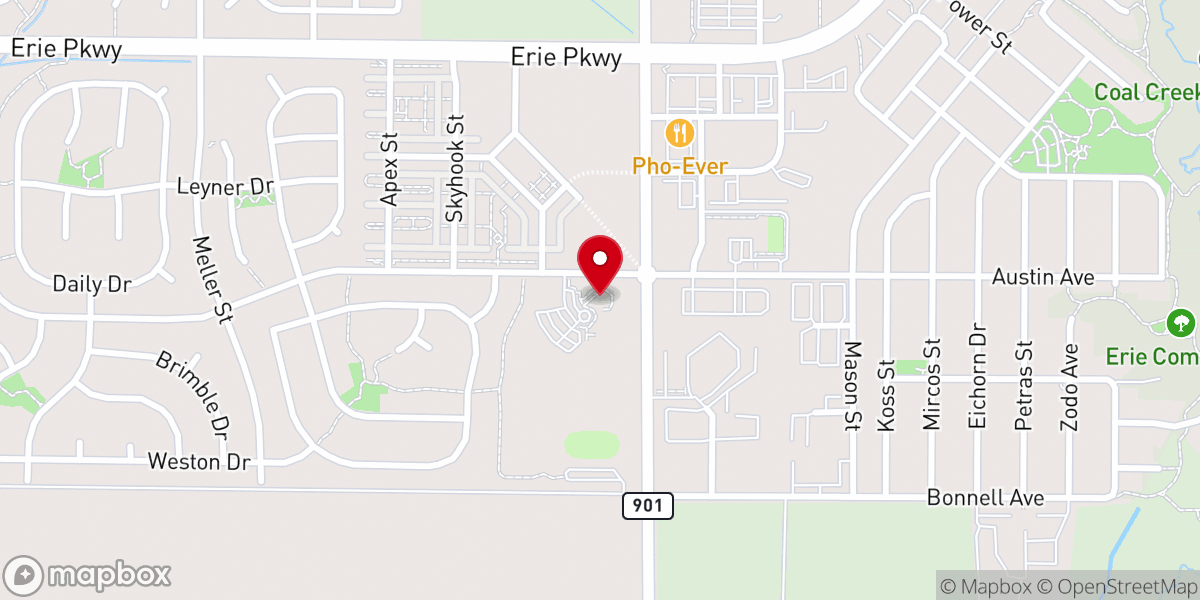 Map showing location of St. Luke Orthodox Christian Church