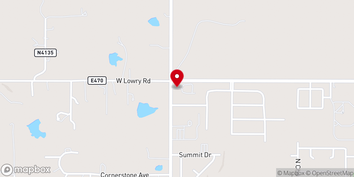 Map showing location of Westside Holiness Church