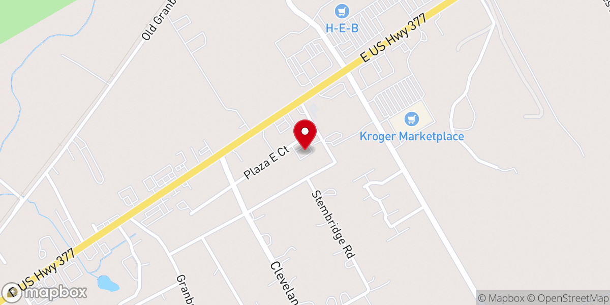 Map showing location of Mission Granbury