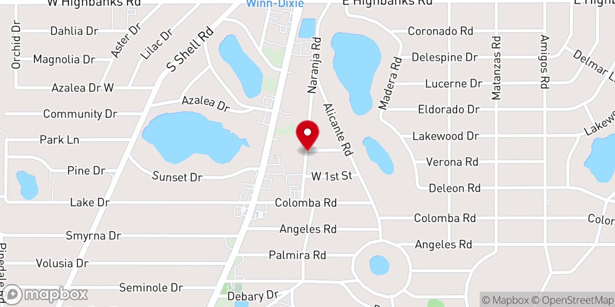 Map showing location of True Foundation Ministries Inc