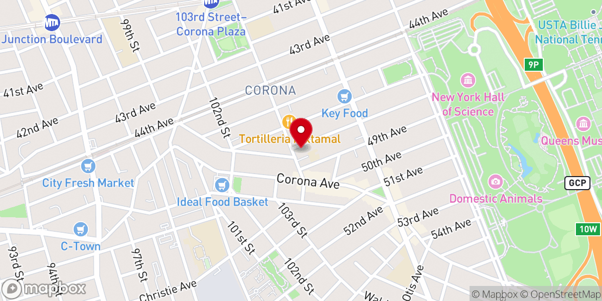 Map showing location of Saint Leo the Great Roman Catholic Church