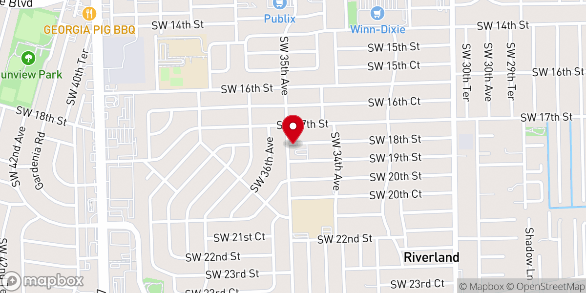Map showing location of Grace Alone Ministries
