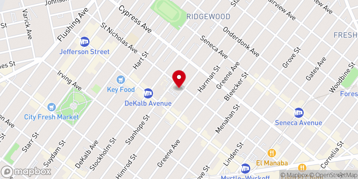 Map showing location of Iglesia de la Santa Cruz