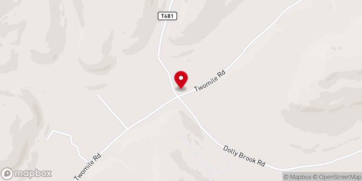 Map showing location of Birch Grove Church