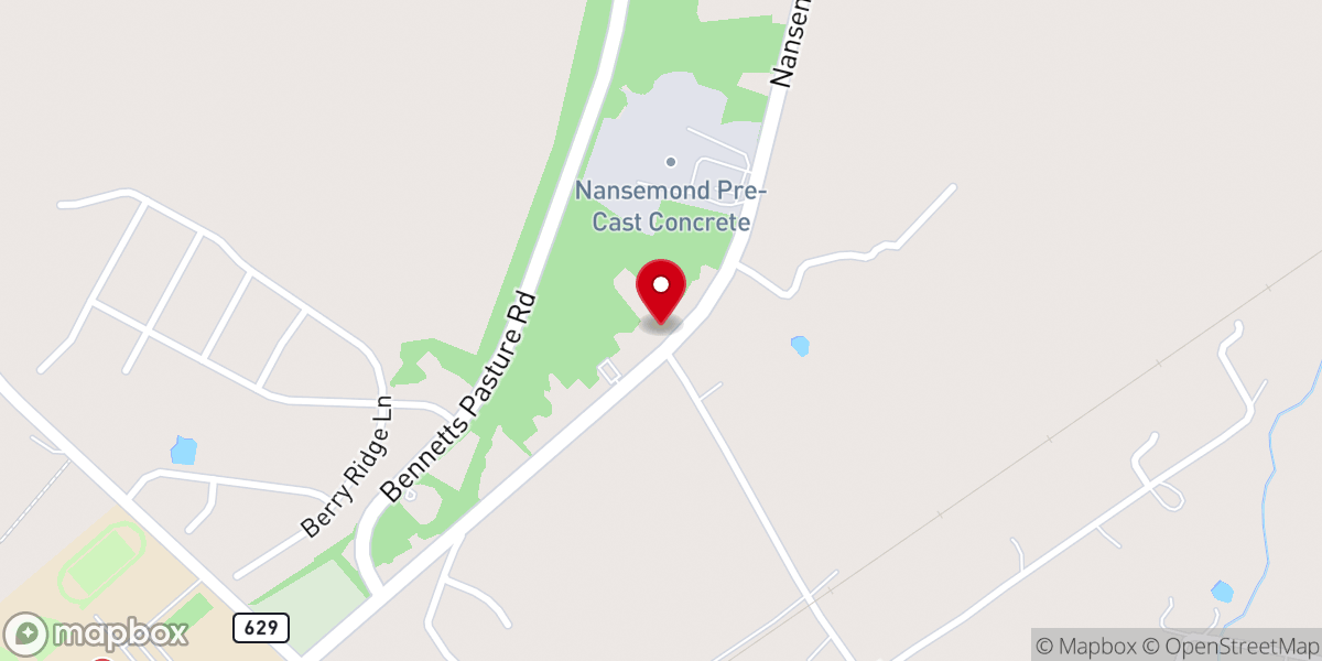 Map showing location of Saint Marys Cogic