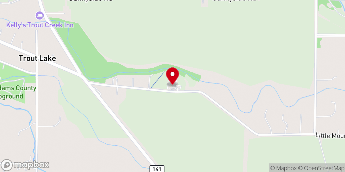 Map showing location of Camp Jonah