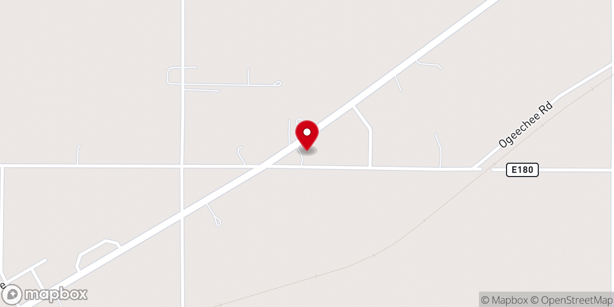 Map showing location of Audrey's Wedding Chapel
