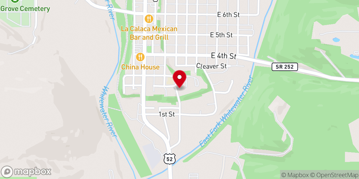 Map showing location of St Michael Catholic Church