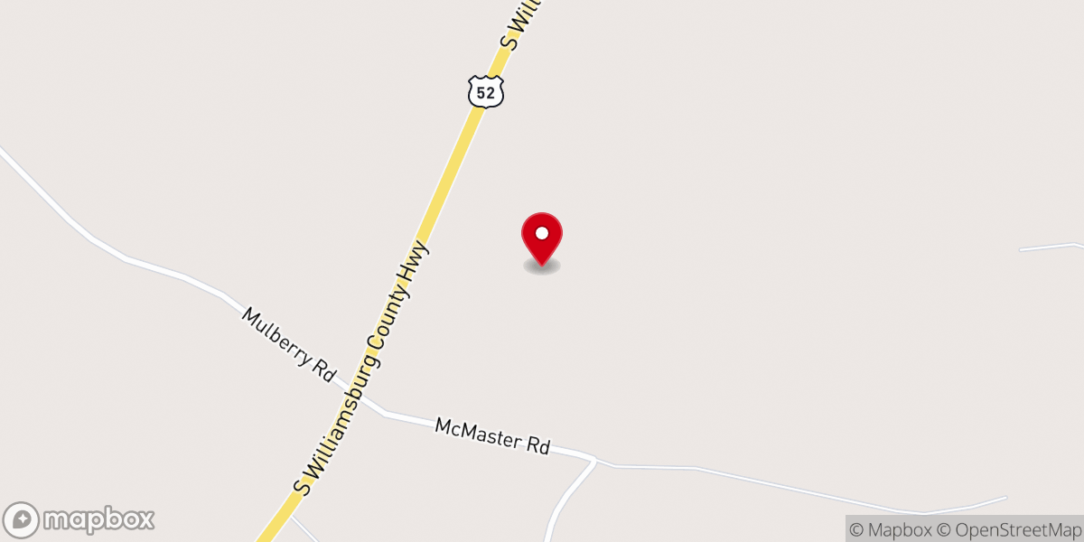 Map showing location of Dickey Chapel