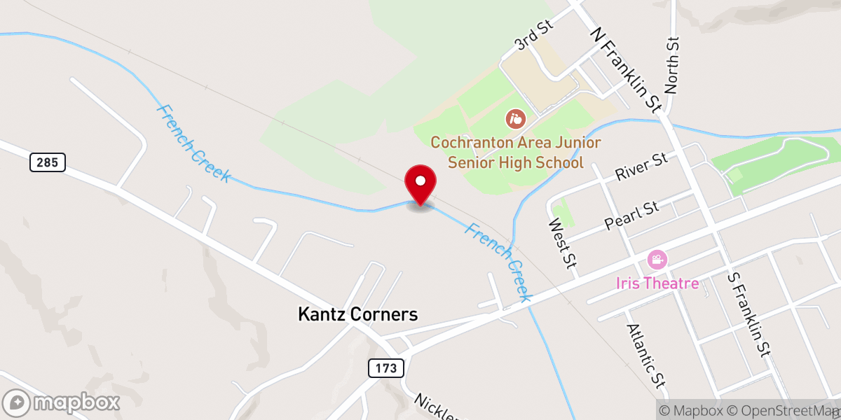 Map showing location of Giving Hope Ministries