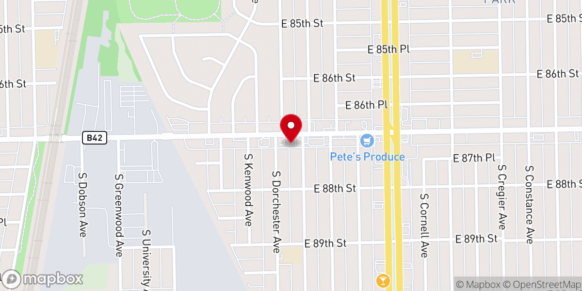 Map showing location of Free Salvation Missionary Baptist Church