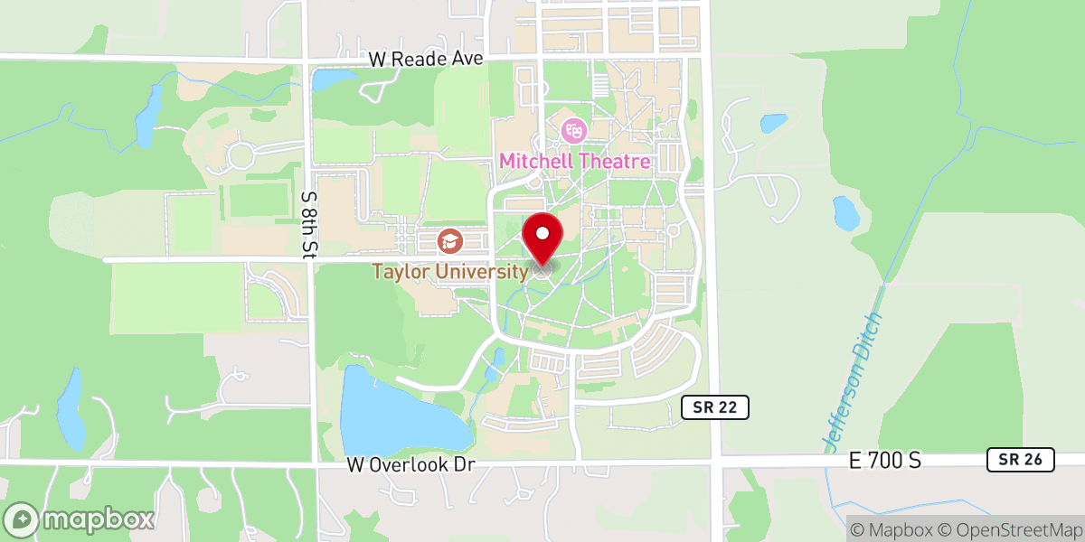 Map showing location of Memorial Prayer Chapel