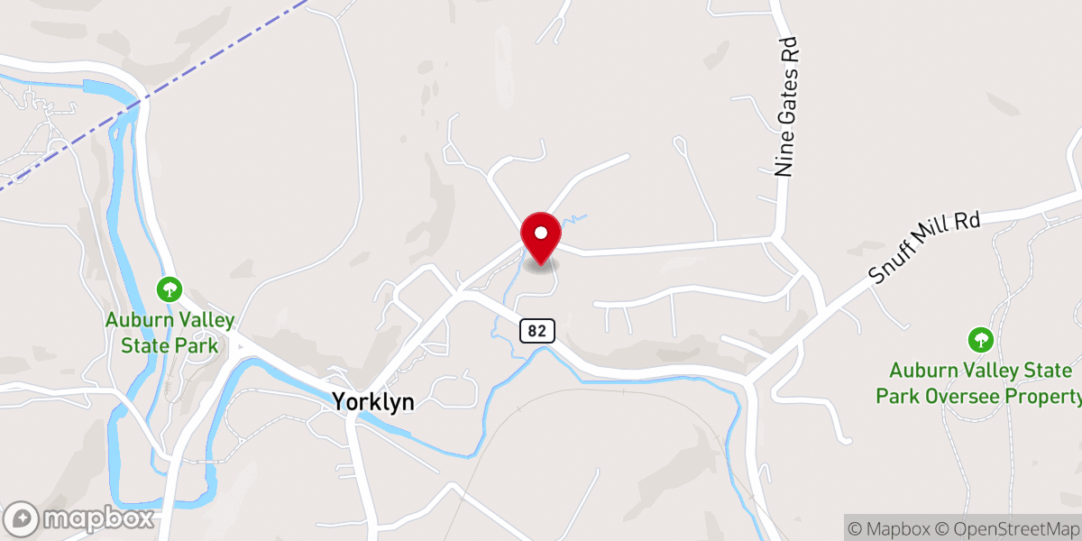 Map showing location of Center for Spiritual Living Delaware - a New Thought teaching center