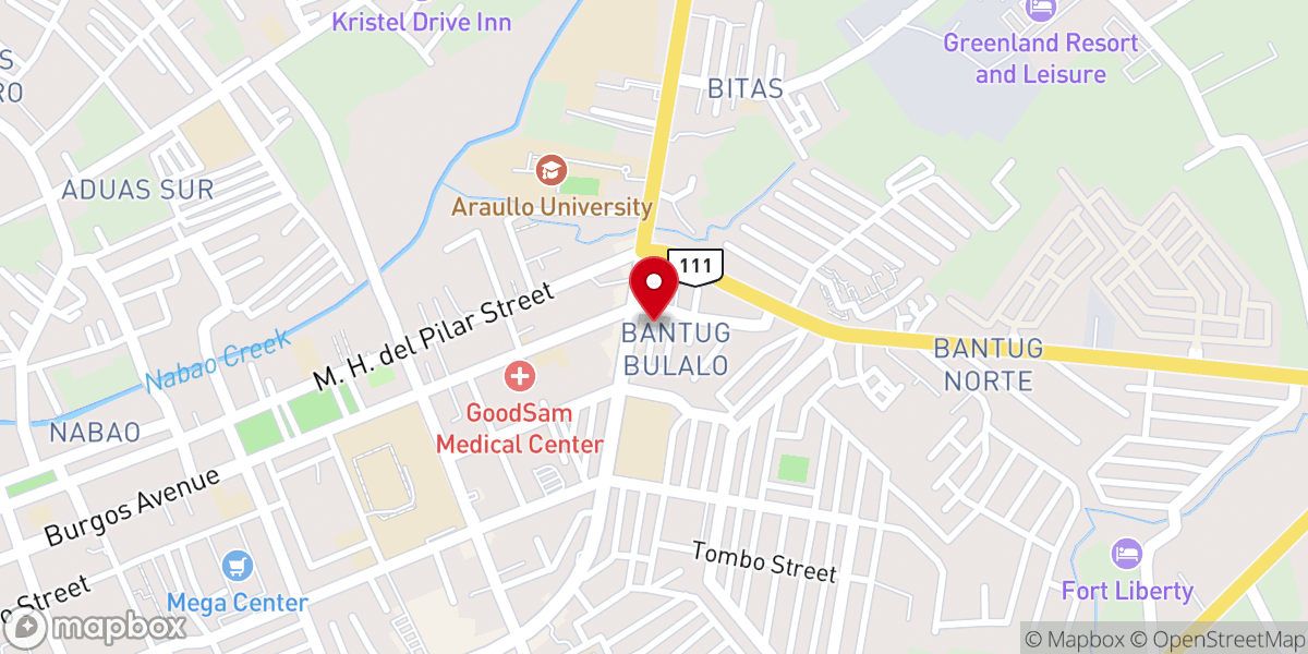 Map showing location of The Church in Cabanatuan City Meeting Hall