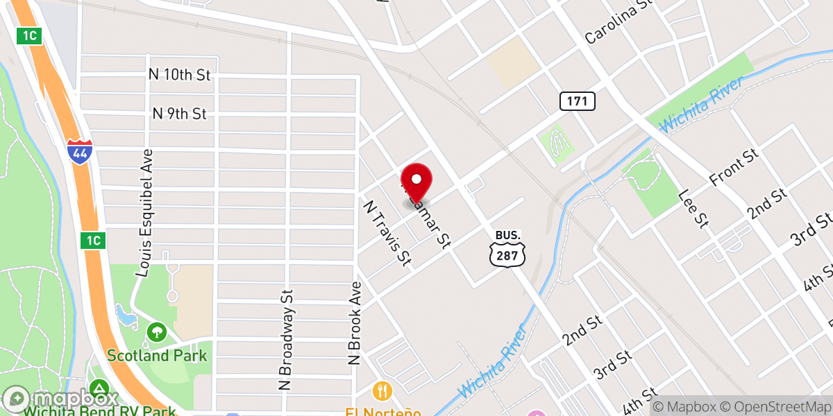 Map showing location of Assumption of Mary Catholic Church