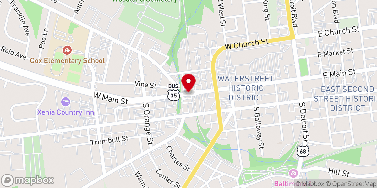 Map showing location of World Evangelistic Enterprise Corporation