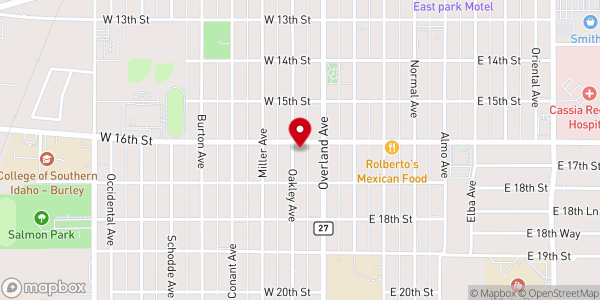 Map showing location of St. Thérèse the Little Flower Catholic Church