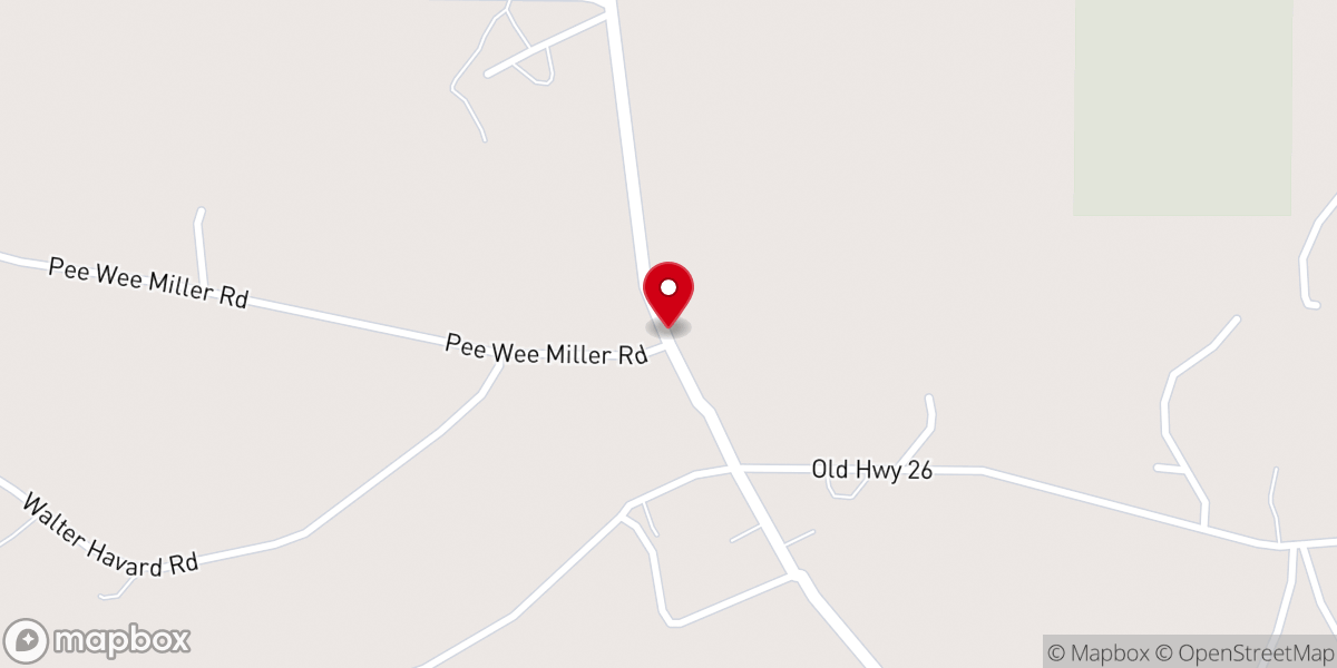 Map showing location of Crossroads Free Pentecostal Church
