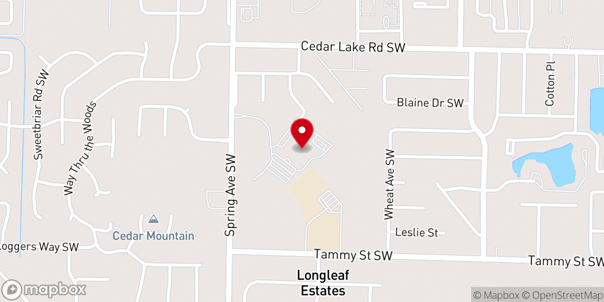 Map showing location of First Bible Church