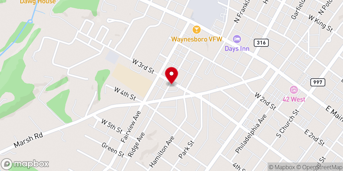 Map showing location of Church of God and Saints of Christ