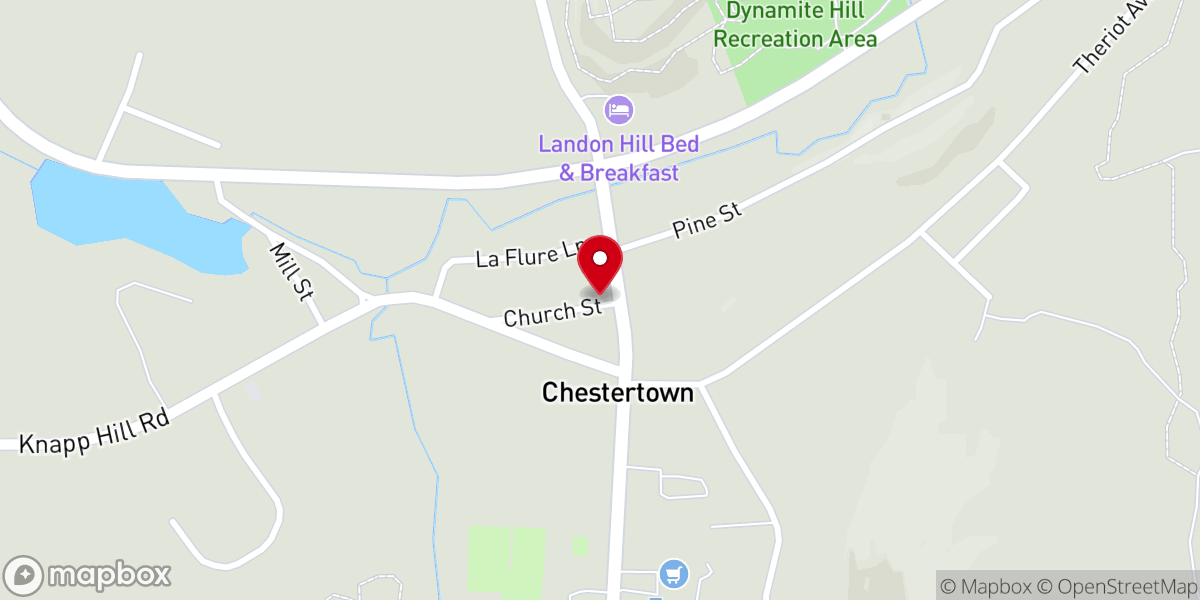 Map showing location of Living Floors