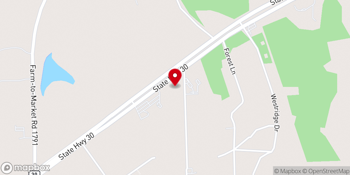 Map showing location of HUNTSVILLE NAZARENE CHURCH